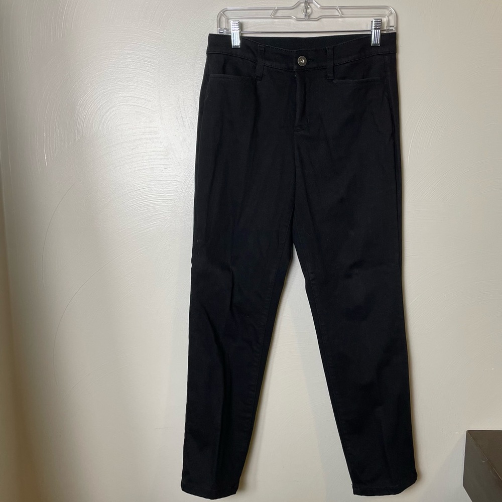Christopher & Banks Signature Slimming Black Pants Size 4 Petite